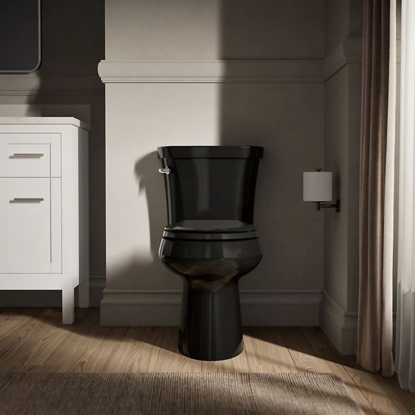 KOHLER® Highline® Black Round-Front Toilet Bowl-3