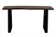 Porter International Designs Manzanita Midnight Gray Console Table with Black Architectural Base-2