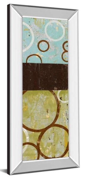 Classy Art Sun Flower II by Natalie Avondet Mirror Framed Wall Art-1