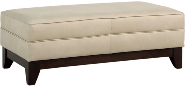 Smith Brothers Customizable 1372 Leather Cocktail Ottoman-0