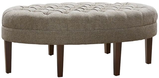 Olliix by Madison Park Brown Multi Martin Surfboard Tufted Ottoman-2