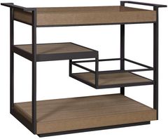 Vanguard® Furniture Customizable Montecito Concrete/Synthethic Outdoor Serving Cart