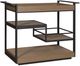 Vanguard® Furniture Customizable Montecito Concrete/Synthethic Outdoor Serving Cart -0