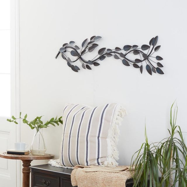 Deco Marche Brown 48" Leaf Wall Decor-3