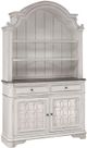 Liberty Furniture Magnolia Manor Antique White Hutch And Buffet-1