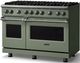 Viking® 5 Series 48" Eucalyptus Pro Style Gas (NG) Range with Polished Chrome Trim-2