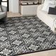 Nourison Home™ Aloha Black White 5'x8' Style 2 Area Rug-5