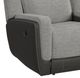 Elements International Hornet Rancho Gray Manual Recliner Loveseat-1