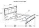 Coaster® Barzini 4-Piece White King Bedroom Set-2