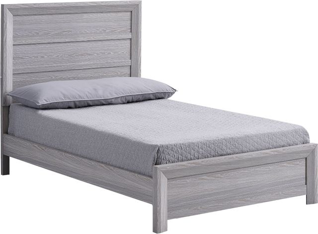 Crown Mark Adelaide Driftwood Twin Panel Bed-0