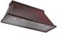 Ilve® Nostalgie II Noblesse 60" Burgundy Wall Mounted Range Hood with Burnished Trim-1