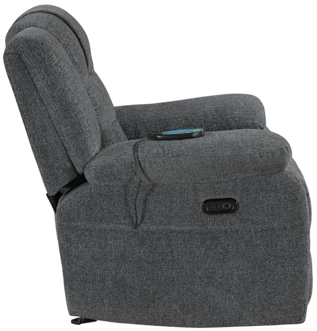 New Classic® Home Furnishings Redondo Dark Gray Power Glider Recliner-4