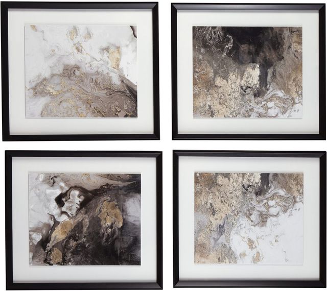 Signature Design by Ashley® Hallwood 4-Piece Multi Wall Art-0