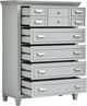 Magnussen Home® Charleston Harbor Gray 5-Drawer Chest-1