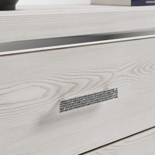 Signature Design by Ashley® Altyra White King Upholstered Storage Bookcase Bed-4