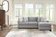 Signature Design by Ashley® Artisian Loft 2-Piece Pewter Right-Arm Facing Sectional and Chaise-1