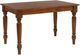 TEI Burnished Walnut Farmhouse Dining Table-0