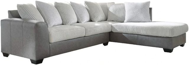 Benchcraft® Clairette Court 2-Piece Alloy Left-Arm Facing Sofa Sectional and Chaise-0