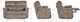 La-Z-Boy® Brooks Shadow Power Reclining Loveseat with Headrest-2
