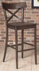Elements International Coronado Chocolate Bar Stool-1
