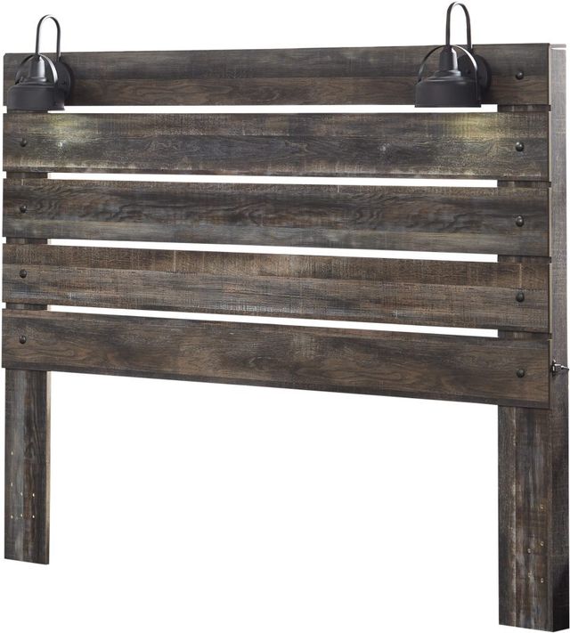 Signature Design by Ashley® Drystan 2-Piece Brown Queen Panel Headboard Set-1