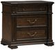 Liberty Furniture Provence Park Chateau Brown Nightstand with Charging Station-0