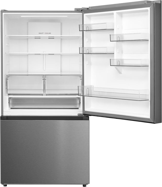 Midea 33" 22.8 Cu.Ft Counter Depth Bottom Freezer Refrigerator with Icemaker-2