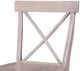 John Thomas Furniture® Dining Essentials Taupe Gray X-Back Bar Stool-1