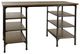 Homelegance® Millwood Rustic Black/Weathered Natural Counter Height Writing Desk-4