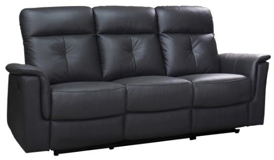 Mazin Furniture Ellesmere Dark Grey Manual Reclining Sofa-0