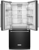 KitchenAid® 31" 19.7 Cu. Ft. Black Stainless Steel with PrintShield™ Finish French Door Refrigerator-1