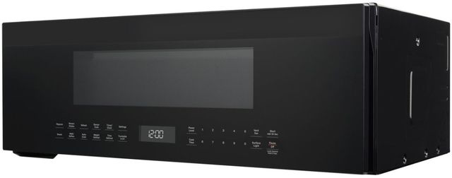 GE® 1.2 Cu. Ft. Black Over The Range Low Profile Sensor Microwave Oven-1