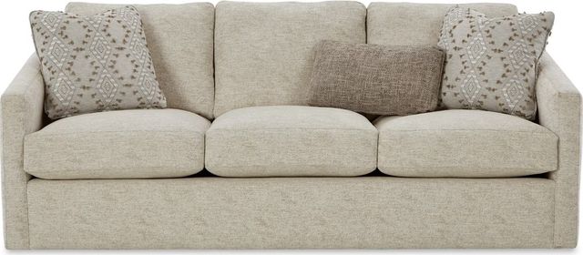 Craftmaster® Customizable CM Modern 84" Three Cushion Sofa-2