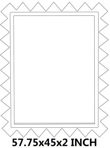 Surya Harrison Gold Floor Mirror-3