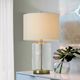 Stylecraft Clear Dimpled Table Lamp-3