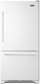 Maytag® 30 in. 18.6 Cu. Ft. White Bottom Freezer Refrigerator-0