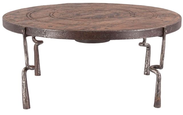 Home Trends & Design Eiffel Natural Patina Coffee Table-0