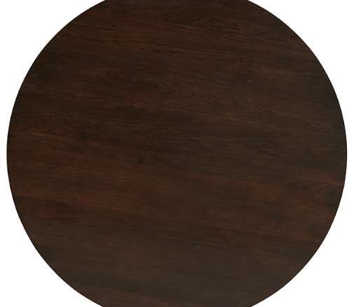Artisan & Post by Vaughan-Bassett Crafted Cherry Dining by Ben & Erin Napier Dark 60" Round Table with Black Base-3