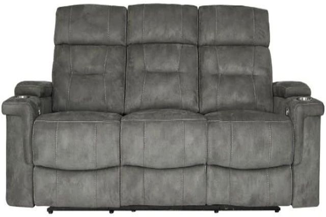 Parker House® Diesel Cobra Gray Power Reclining Sofa-2