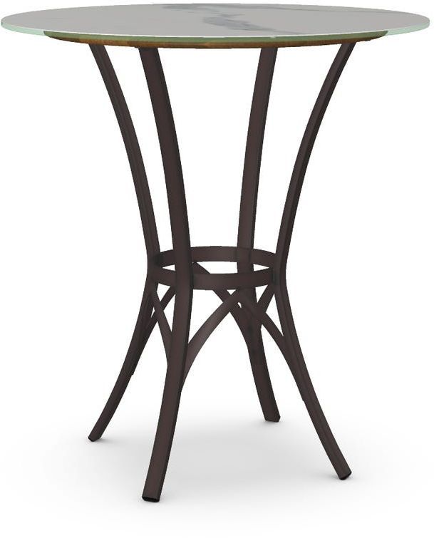 Amisco Customizable Kai 39" Italian Porcelain Top Bar Table-0