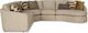 Craftmaster® Customizable CM Modern Track Arm Sectional-3