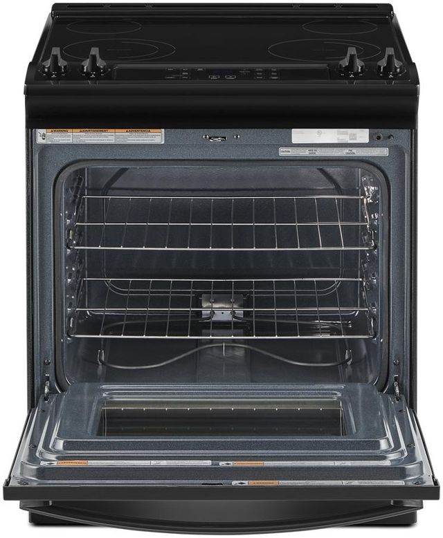 Whirlpool® 30" Black Freestanding Electric Range-1
