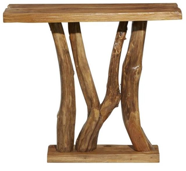 Deco Marche Brown 35" Console Table-1