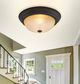 YHD Venetian Bronze 2-Light Flush Mount Lighting-1