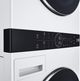 LG 5.0 Cu. Ft. Washer, 7.8 Cu. Ft. Electric Dryer White Stack Laundry-4