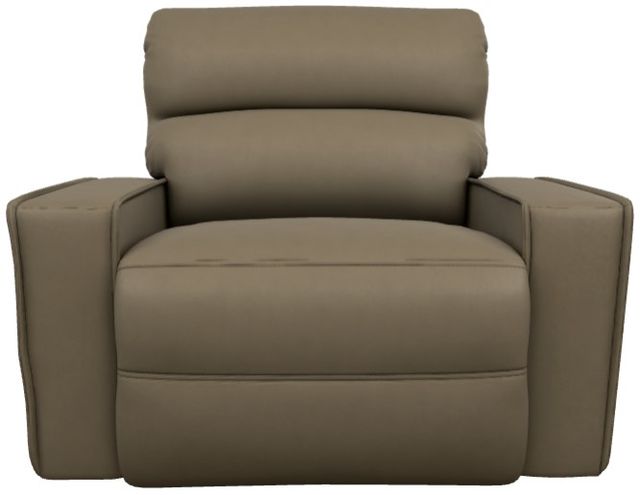 La-Z-Boy® Maddox Buff Power Reclining Chair and a Half with Headrest-1