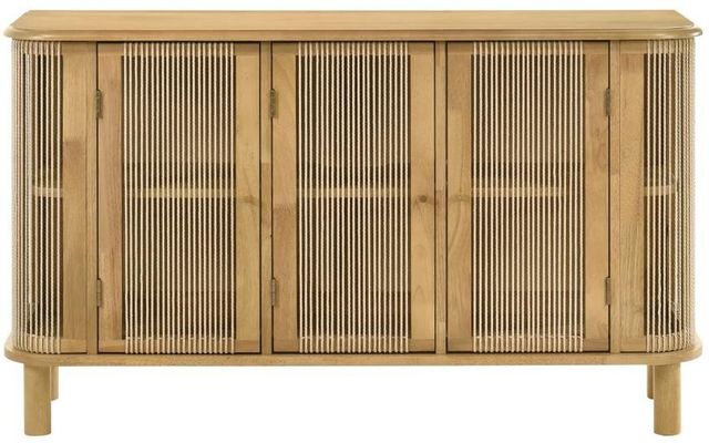 Coaster® Ervine Natural Rope Panel Accent Storage Cabinet-3