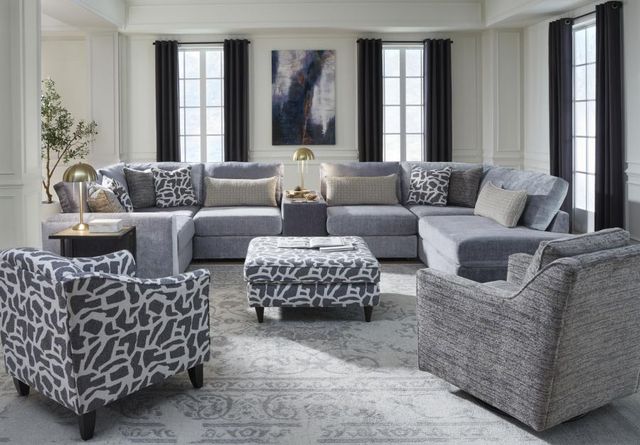 Fusion Furniture Scarborough Steel 7-Piece U-Shaped Sectional-0