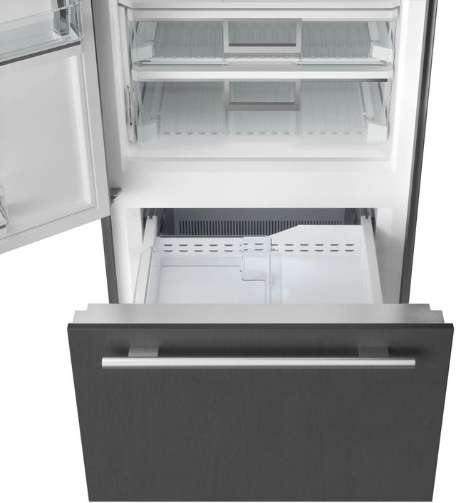Sub-Zero® Classic Series 30" 17 Cu. Ft. Stainless Steel Left Hinge Built-In Bottom Freezer Refrigerator with Internal Dispenser-2