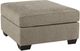 Benchcraft® Olten Mocha Oversized Accent Ottoman-0